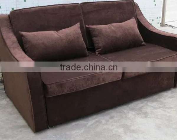 Modern Convertible Bending Wood Hotel Fabric Sofa Bed photo-6