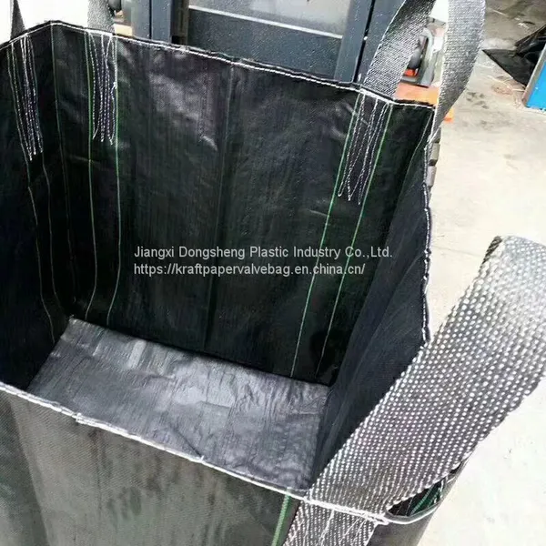 Cement Shipping Pre Sling Soft Bag 4 Lifting Loops FIBC Jumbo Bulk Bag Super Sacks Anti-UV photo-4