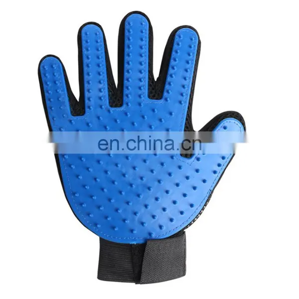Silicone Pet Hair Removal Brush Cat Hair Remover Deshedding Dog Pet Grooming Gloves photo-5