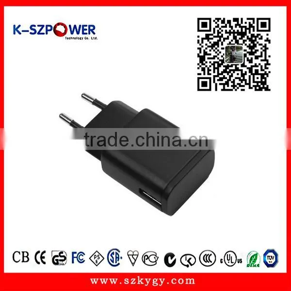 2016 G-series 6W K- 051200 5V1.2A Power Adapter Mobile Phone Charger With CE UL GS KC