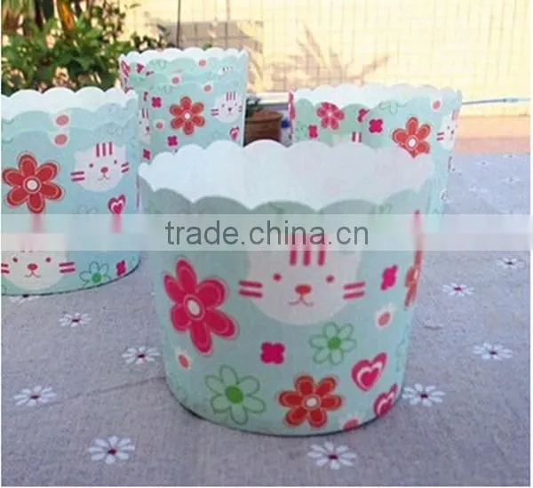 New Arrival Cute Small Flower Paper Muffin Cake Cup photo-3