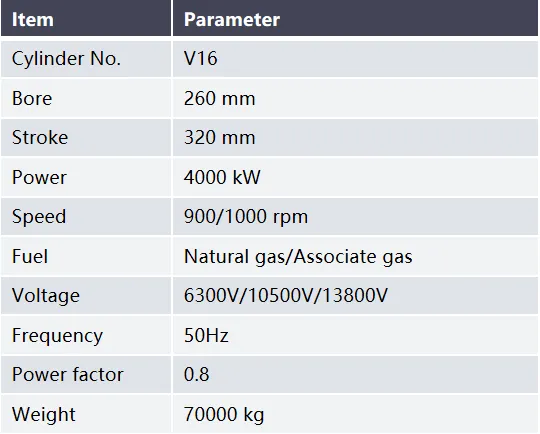 JICHAI 4000GF-T Gas Generator Sets Natural Gas/Associate Gas Gensets 4000KW photo-2