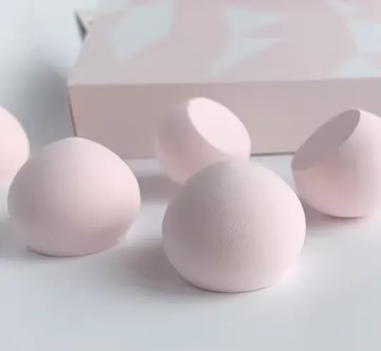 Fashion New Arrival Cosmetics Blender Puff Bread Makeup Sponges PU Become Bigger Wet Dry Use Washable Makeup Sponges photo-2