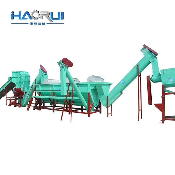 Factory Price High Capacity PP PE Bottle Washing Line for Plastic Recycling