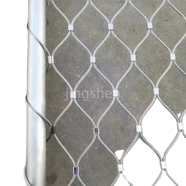 Made in China SS 304 316 Stainless Steel Wire Rope Mesh Sleeve Flexible Stainless Steel Rope Mesh photo-5