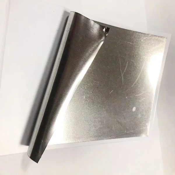 Indium Foil 99.995% Purity 0.1x100x100mm In Indium Foil Customize Size