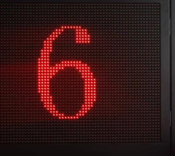600*600 External Dot Matrix Countdown P16 Plug-in Module Traffic Signal Controller Countdown Display Screen photo-3