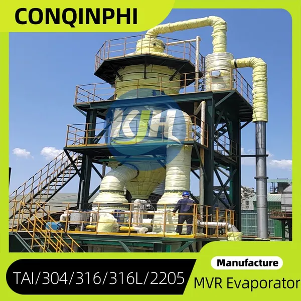 Semi-Auto Wastewater Evaporation System 304L SS 1000L/Hour Direct Contact Heat Exchanger photo-4