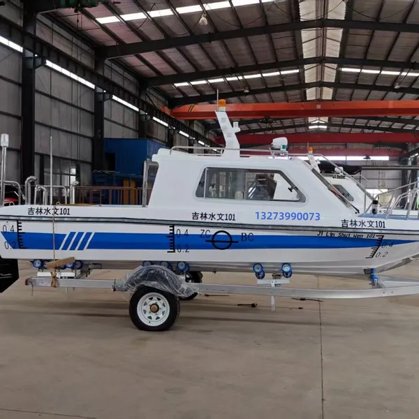 Yate Yat600 Aluminum Alloy Electric Half-cabin High Speed Speed Boat photo-3