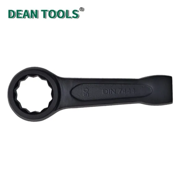 45# Steel Striking Box Wrench Size 17*150 Mm,Extra Wide Strike Zone Slogging Ring Spanner Corrosion Resistant Rust Resistant photo-5