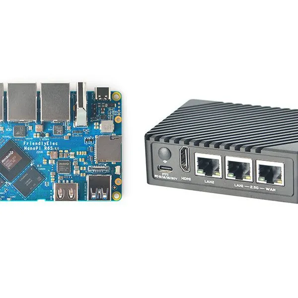 NanoPi R6S Rockchip RK3588S Mini IoT Gateway With 8GB RAM 64GB EMMC Dual 2.5G Ethernet photo-3