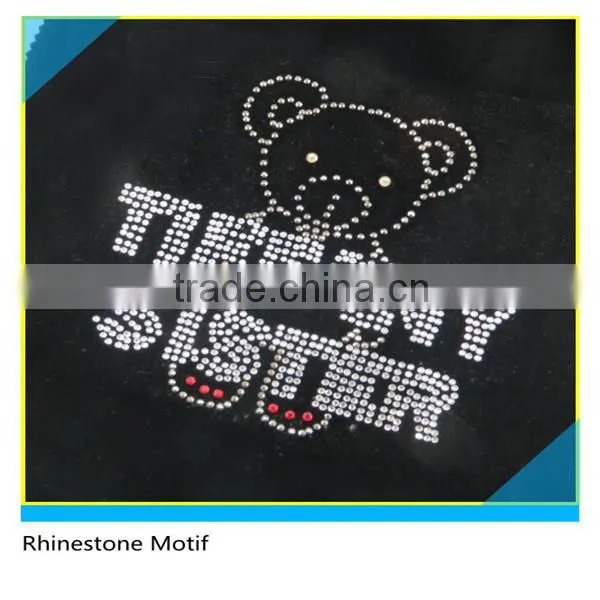 Heat Transfer Customize Size Glass Crystal Cute Cat Design For Garment photo-2