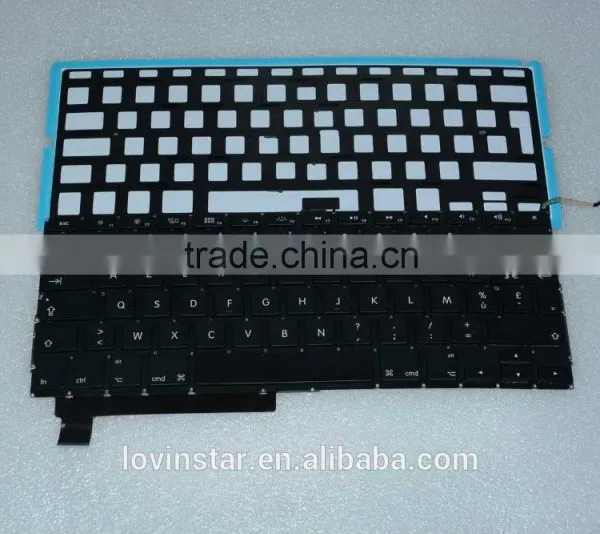 French Layout Laptop Keyboard Replacement LED Backlight For Macbook Pro 15" A1286 2008-2012 photo-5