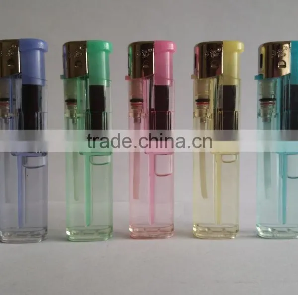 Chinese Cigarette Lighter Transparent Electronic Lighter FH-606 Smoking Accessories photo-3