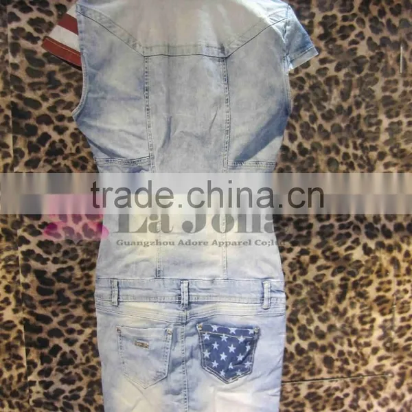 2016 Summer Fashion Short Denim Dresses for Women photo-2