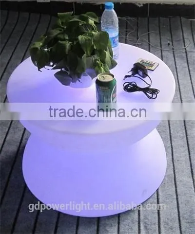 PE Plastic Bar Table With LED Lights and Remote 6040F photo-3