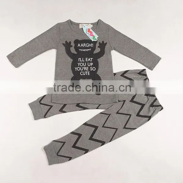 2015 Spring & Autumn Boy Clothes Set Baby Boy Long Sleeve T-shirt + Pants 2pcs Set Children Clothes Outfits photo-3
