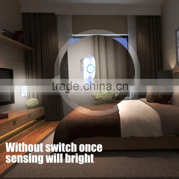 Wireless EU Plug Auto PIR Motion LED Human Sensor Night Light photo-4
