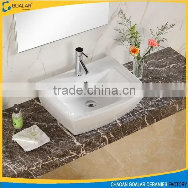 Top Quality Bathroom Counter Top Basin/ceramic Sink
