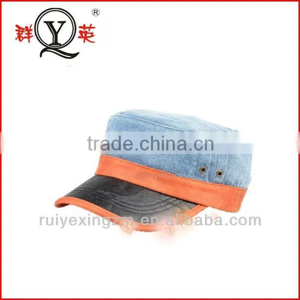 Different Color Jeans Flat Top Hat For Women Wholesale China Supplier