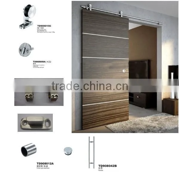 2016 Hot Sale Sliding Solid Wooden Wardrobe Door Roller System photo-5