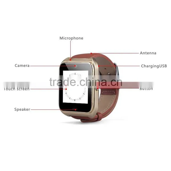 Quad Band GSM GPRS Smart Phone Watch With 1.3MP HD Camera photo-3