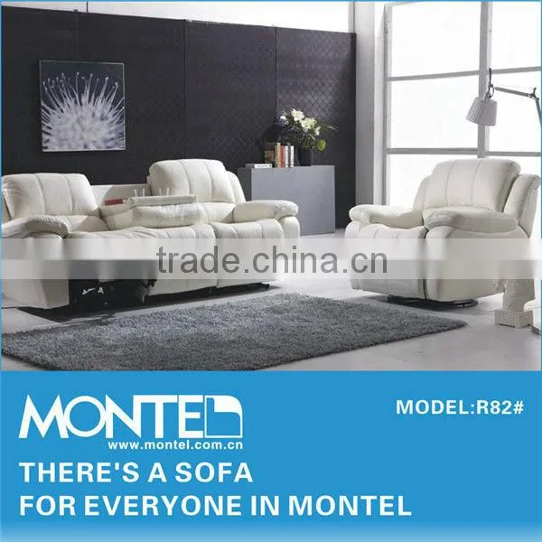 Living Room Leather Furniture Home Recliner Sofa photo-2