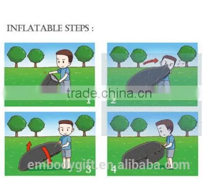Outdoor Sports Portable Air Sofa Sleeping Bag Inflatable Air Sofa Bed photo-5