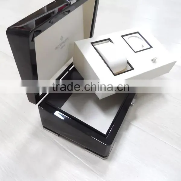 Luxury Piano Lacquered Gift&Craft Industrial Use and Watch Gift Box Use Wood Watch Gift Box photo-2