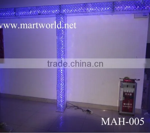 Hot Selling Led Light Crystal Decorative Arch for Wedding Decorations, Wedding Backdrop Stand(MAH-005) Quality Choice photo-2
