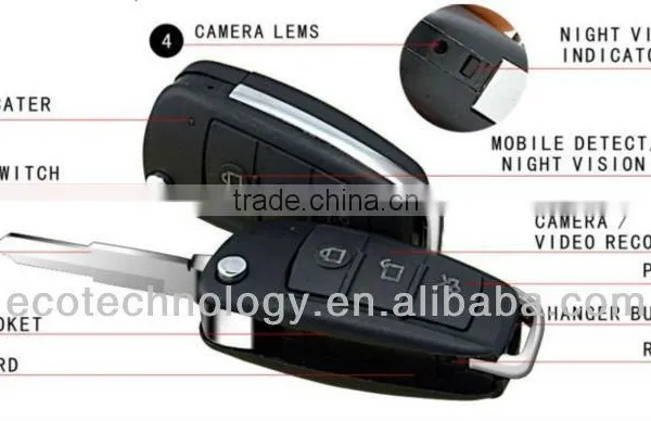 1080P Night Vision Action Camera Motion Detection DVR Car Key Camera S820 photo-4