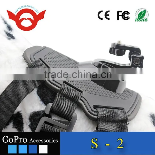 2016 New Wholesale Go Pro Fetch Chest Mount Dog Harness Belt Accessories Kit for Xiaomi yi Camera SJ4000 photo-5