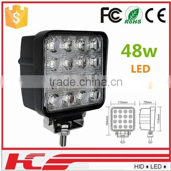 Factory Direct off Road 48w Led Work Light 48 Watt Offroad Led Work Lamp