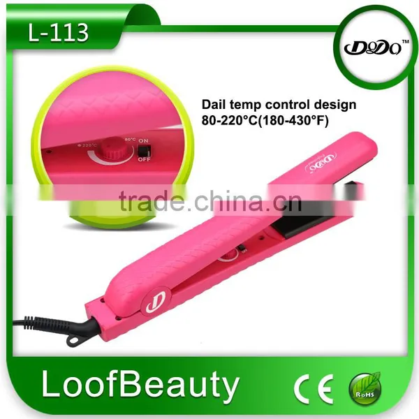 PTC Heater, Fast Heat up Dail Temp Control Design, 80-220C(180-430F)hair Flat Iron photo-4
