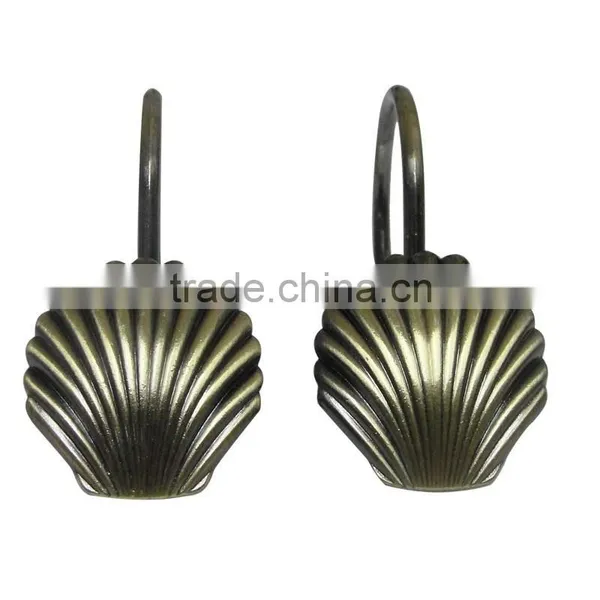 Shower Curtain Hooks/Zinc Alloy Shower Curtain Hooks