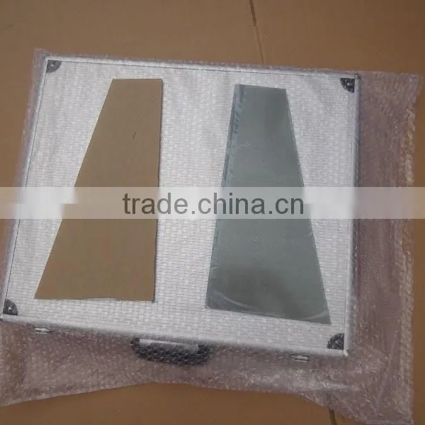 Large Aluminum Glass Top Display Locking Travel CounterTop Case W/side Panel photo-6