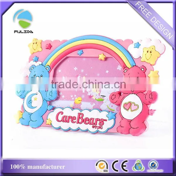 Custom Rainbow Souvenir Rubber Plastic Photo Frame photo-4