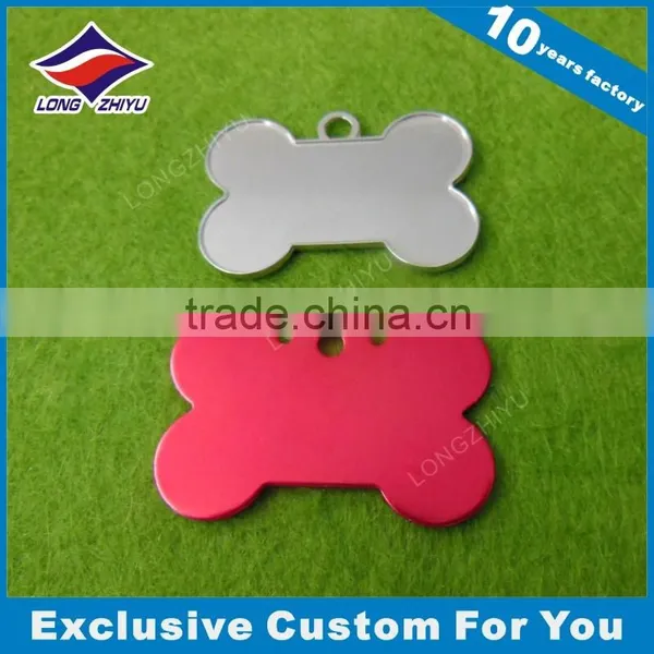 Bone Shape Dogtag Custom Metal Pet Tag With Chain photo-5