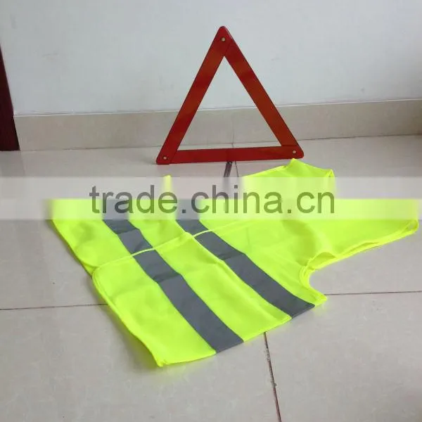 Car Emergency Kit,Auto Safety Kit, Auto Security Kit, Warning Triangle And Reflective Vest