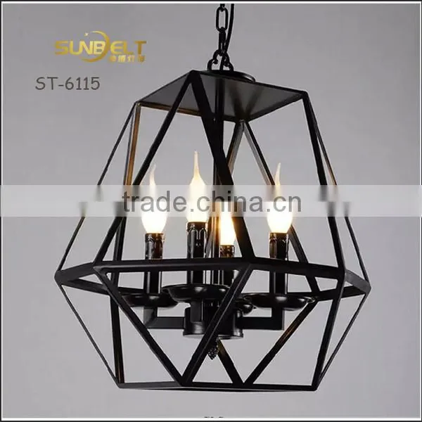 ST-6115-4 Sunbelt Iron Lamp,Iron Pendant Lamp,iron Candle Pendant Lamp.Iron Cage Pendant Lamp, Iron Modern Lamps. photo-6