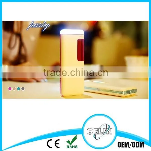 High Quality Laptop Wireless Powerbank Slim 6000mah Portable Power Bank 8000mah for Moblie Phone With LED Light photo-3