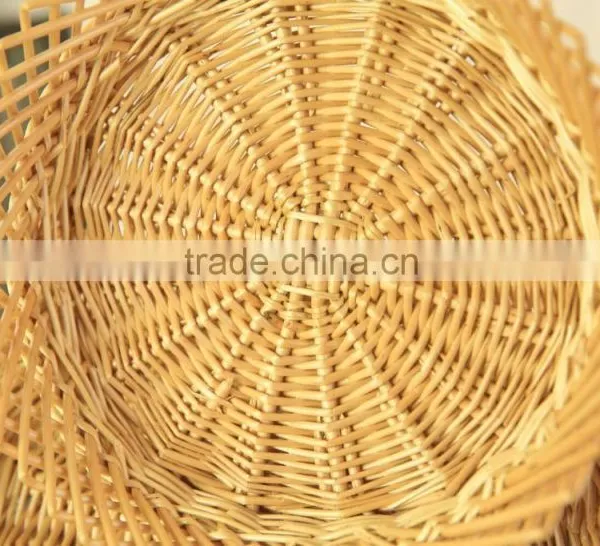 Natural Wicker Basket for Fruit and Bread Home Storage Baskets Hamper Basket photo-3