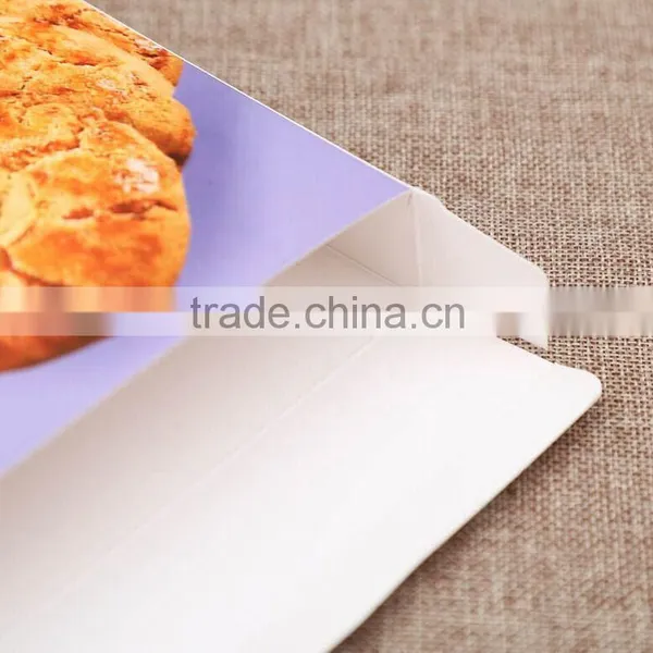 UV Protected Printing Paper Packaging Box With Ribbon,Custom Matt Lamination Paper Food Box ---DH20763 photo-2