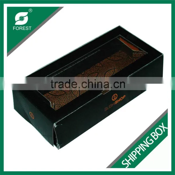 RECTANGLE STYLE COATED CARDBOARD SHIPPING BOXES FOR TAKING AWAY SUSHI FOOD photo-4