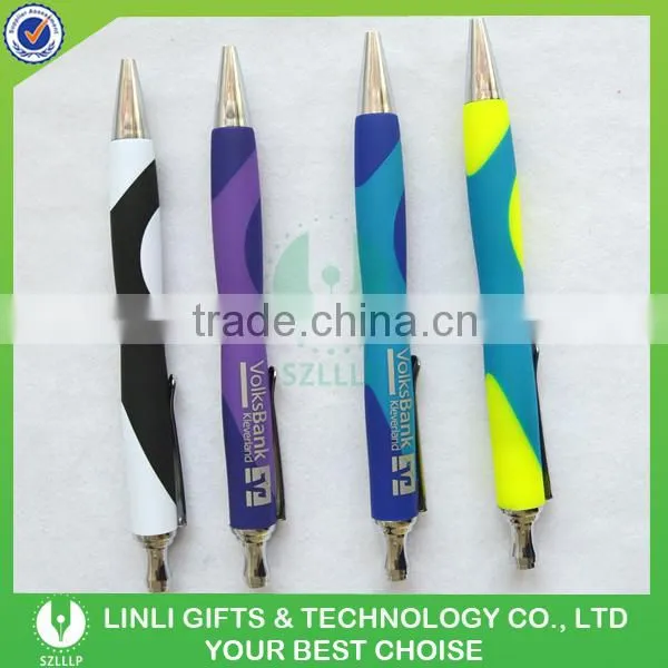2016 Plastic Rubber Coated Promotional Pen photo-2