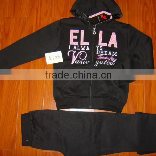 Lady/woman Knitted Fleece 200g 2 Pcs Set/suit photo-3