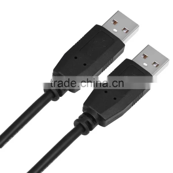 6 Foot Black USB 2.0 High Speed A Male To A Male Cable photo-2