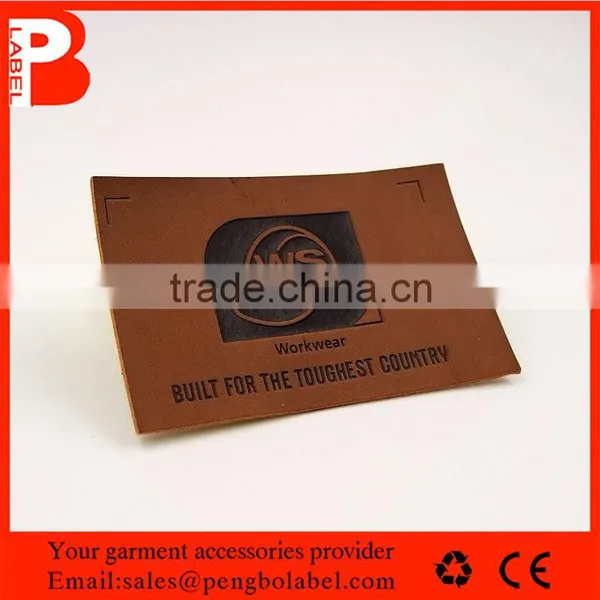 China Supplier Custom Leather Patch for Men Jackets photo-4
