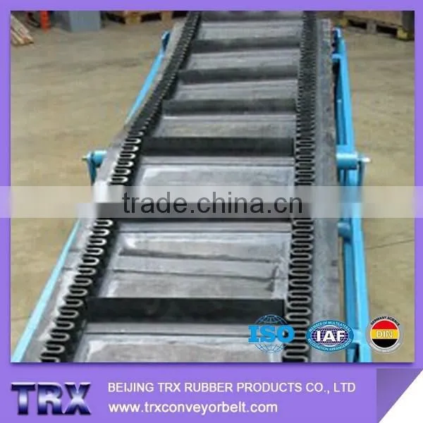 Large Transport Capacity Cleated Non-slip Conveyor Belt With Corrugated Sidewall photo-2