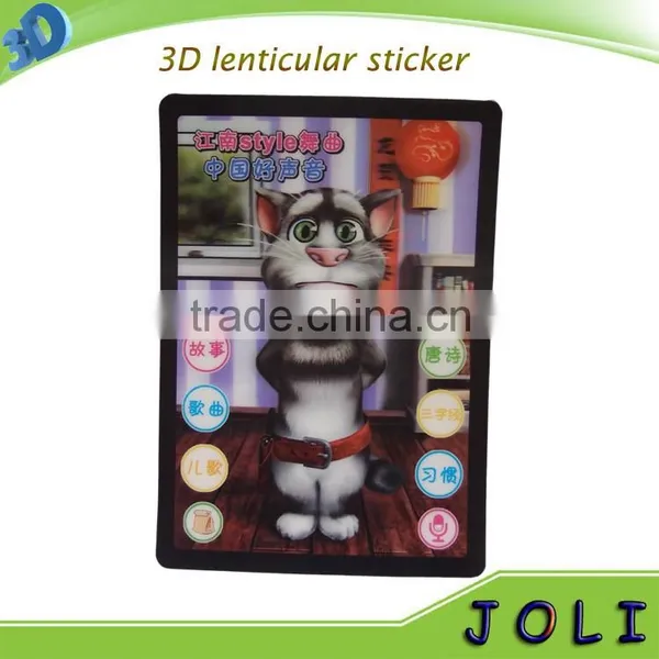 Custom Logo Lenticular Stickers /3d Lenticular Sticker Printing photo-5